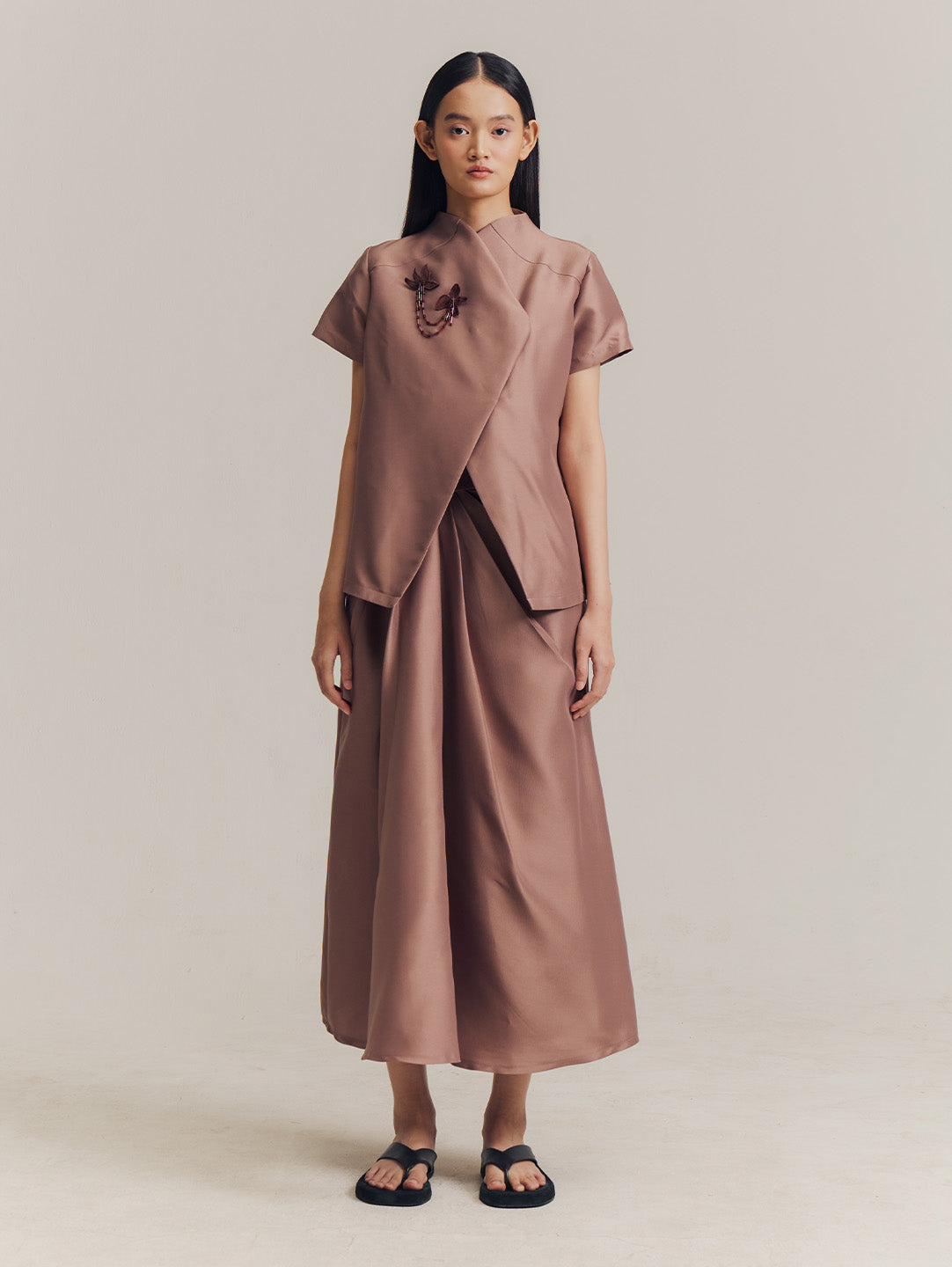 Sencha Top in Taupe