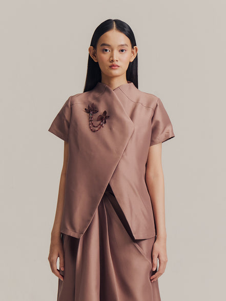 Sencha Top in Taupe