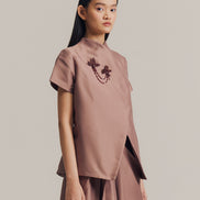 Sencha Top in Taupe