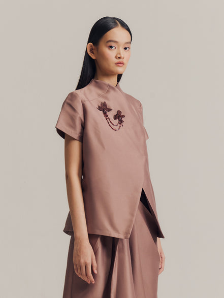 Sencha Top in Taupe
