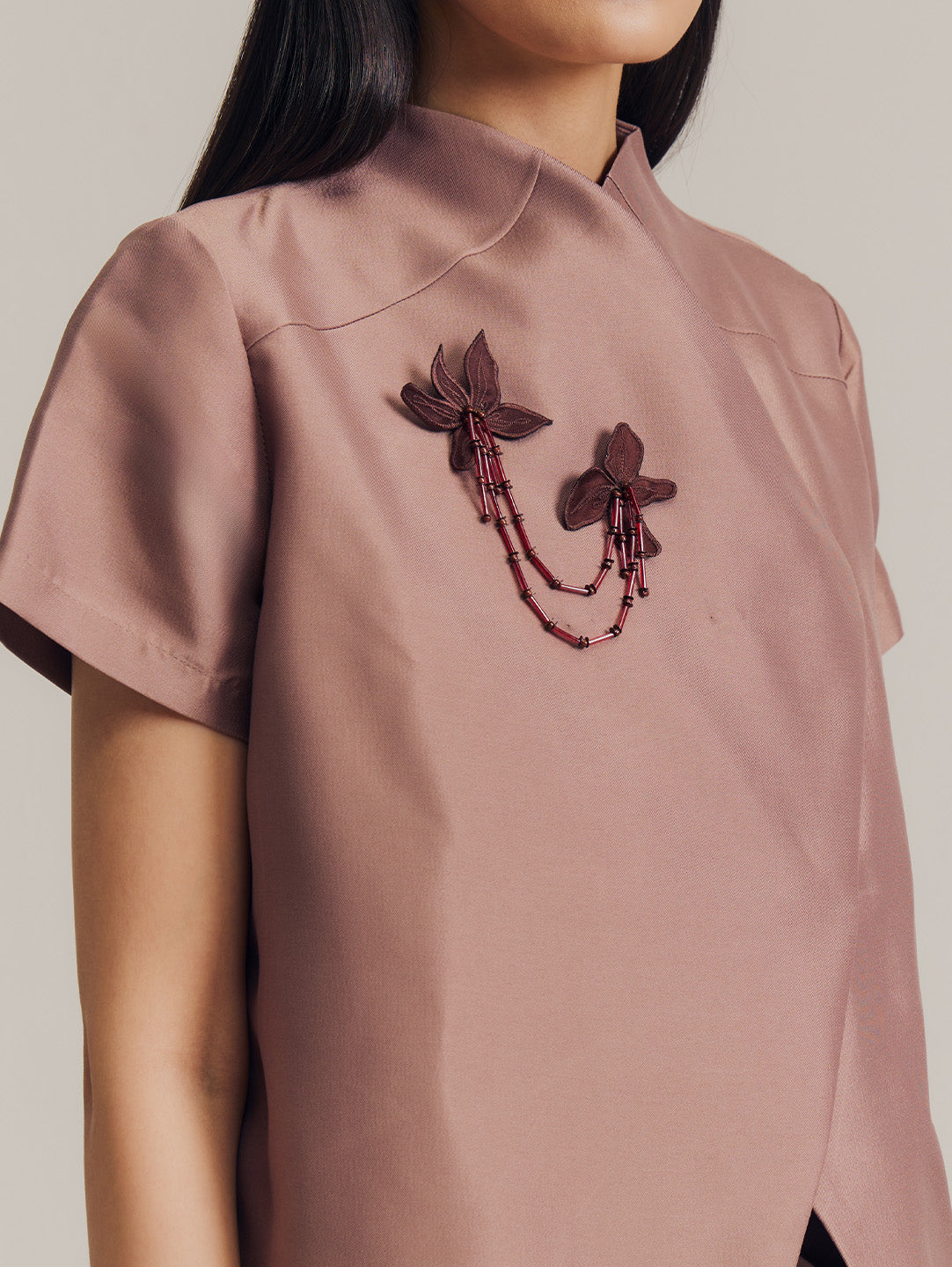 Sencha Top in Taupe