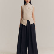 Suri Sleeveless Top in Bone