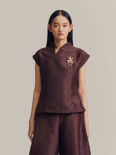 Semi Top in Brown