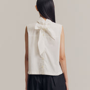 Runa Sleeveless Top in White