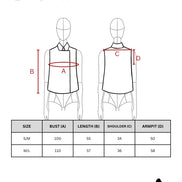Aru Top in Bone