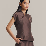 Semi Top in Brown