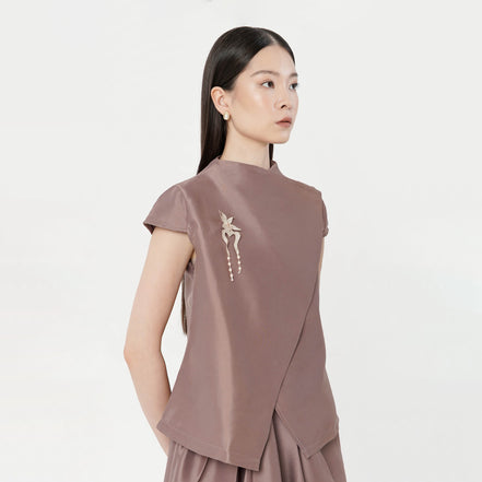 Kaia Top in Taupe