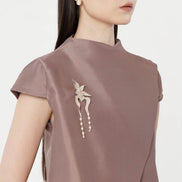 Kaia Top in Taupe