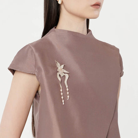 Kaia Top in Taupe